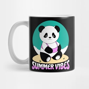 Summer Vibes Panda Mug